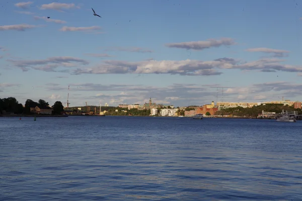 Schöner blick auf stockholm — Stockfoto