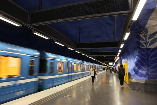 Estocolmo Estación de metro T-Centralen — Foto de Stock