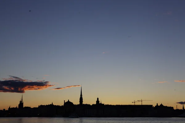 Skyline van Stockholm — Stockfoto
