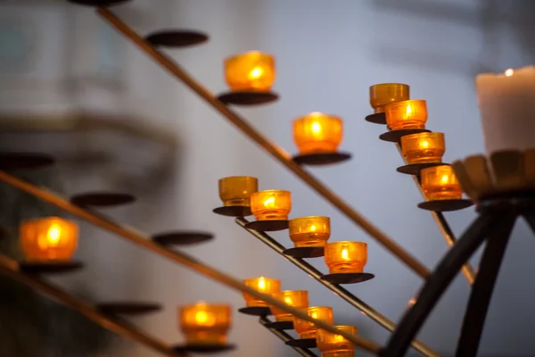 Церковные свечи — стоковое фото