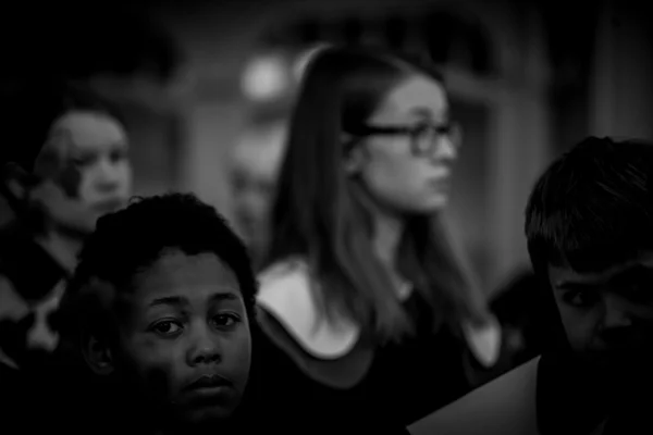 Church service held in the cathedral St. Michael Church — Stock Photo, Image