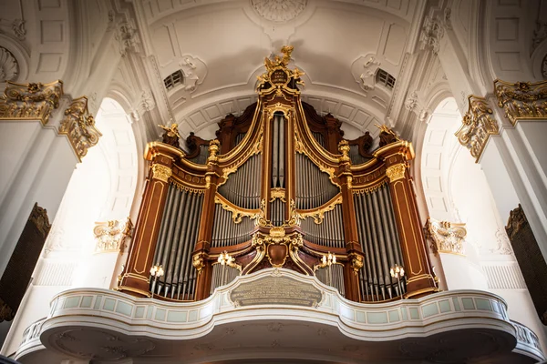 Igreja de St. Michaelis em Hamburgo, — Fotografia de Stock