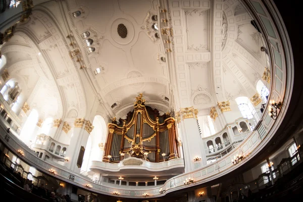 Igreja de St. Michaelis em Hamburgo, — Fotografia de Stock