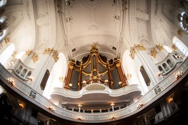 Igreja de St. Michaelis em Hamburgo, — Fotografia de Stock