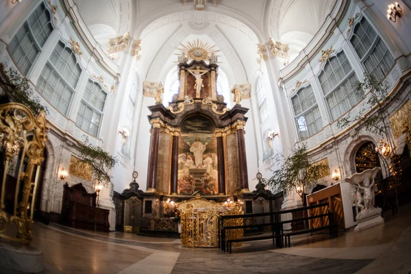 St.Michael's kyrka i hamburg — Stockfoto