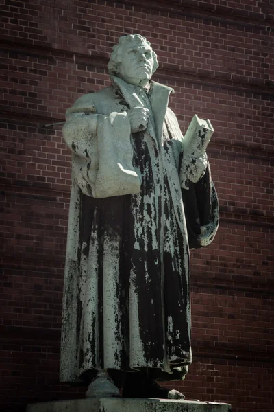 Martin luther standbeeld — Stockfoto