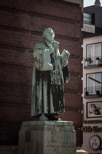 Estátua de Martinho Lutero — Fotografia de Stock