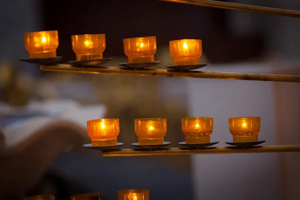 Kilise mumları Stok Fotoğraf