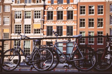 Amsterdam'da Bisiklet