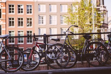 Amsterdam'da Bisiklet