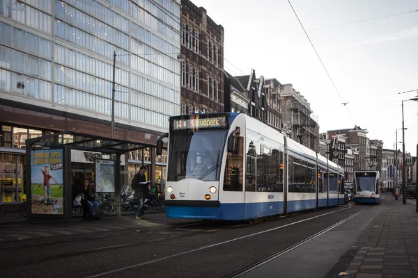 Amsterdam tram — Stock Photo, Image