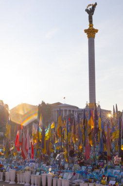 Kyiv, Ukrayna - 12 Haziran 2025: Bağımsızlık Meydanı 'ndaki (