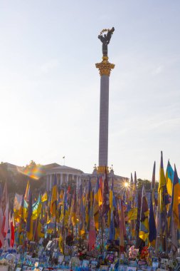 Kyiv, Ukrayna - 12 Haziran 2025: Bağımsızlık Meydanı 'ndaki (