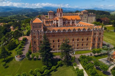 Comillas, İspanya - 21 Temmuz 2025: Comillas Pontifical University veya Universidad Pontificia İspanya 'nın Comillas şehrinde bulunan bir üniversitedir.