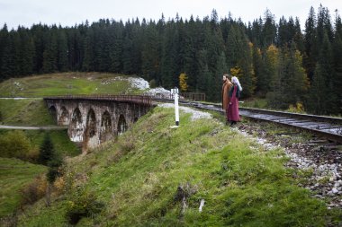 Demiryolu Romantik Çift