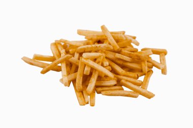kızarmış patates cipsi izole
