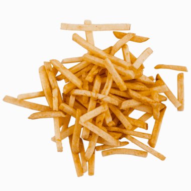 kızarmış patates cipsi izole