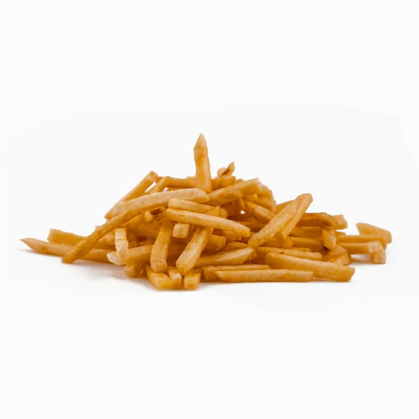 Изолированные картофельные чипсы — стоковое фото