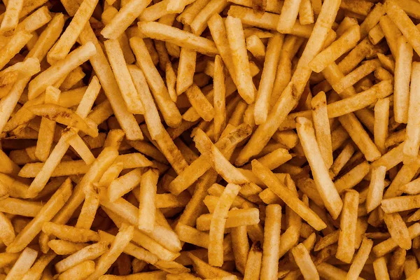 Fresh golden potato chips — Stock Photo, Image