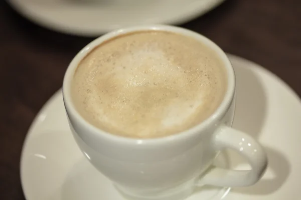 카푸치노 커피 한 잔 — 스톡 사진