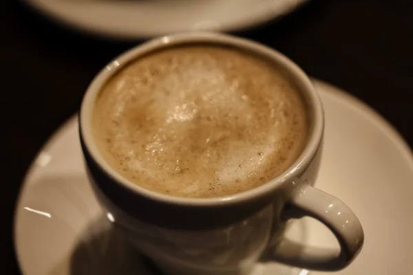 카푸치노 커피 한 잔 — 스톡 사진