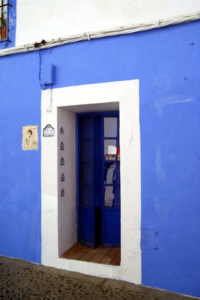 Blu Wall in Carmona — Stock Photo, Image