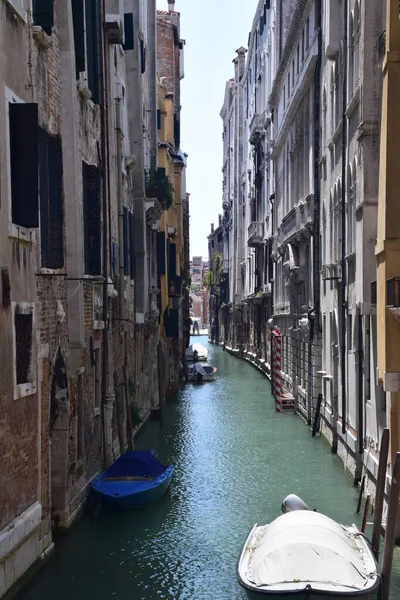 Venice Historical Buildings Canal Grande San Marco Square Walking Trough — Stock Photo, Image