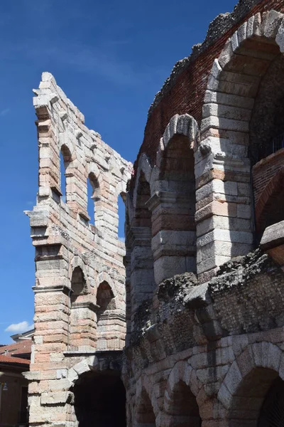 Historiska Och Antika Arena Verona — Stockfoto