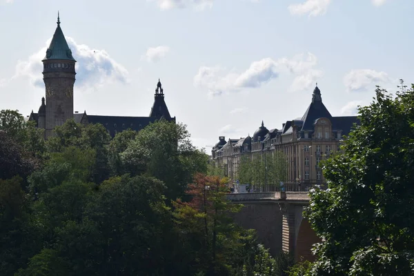 Luxembourg Ville Coins Particuliers Bâtiments Historiques — Photo