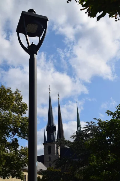 Luxembourg City Peculiar Corners Historical Buildings — Stock Photo, Image