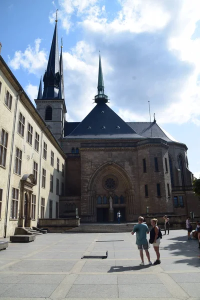 Λουξεμβούργο Πόλη Ιδιαίτερες Γωνίες Και Ιστορικά Κτίρια — Φωτογραφία Αρχείου