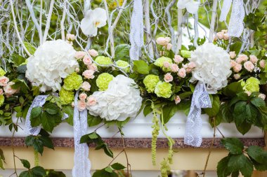 Açık hava düğün Çiçekçilik