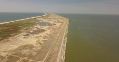 Karadeniz kıyısındaki Tuzly Estuary Ulusal Doğa Parkı, Ukrayna