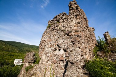 Vinogradovo, Ukrayna 'daki Kara Dağ' daki şatonun kalıntıları. 903 'te Anonim Günlükler' de ilk kez bahsediliyor.