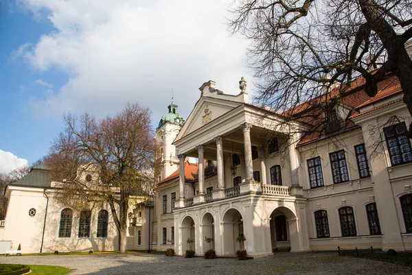 Kozlowka Polsko Října 2019 Zámek Zamoyski Kozlowce Rokokový Neoklasicistní Palácový — Stock fotografie