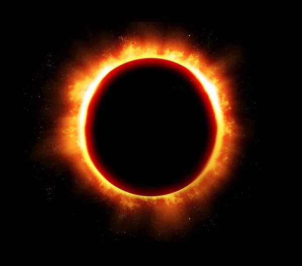 Сонячне затемнення Стокова Картинка