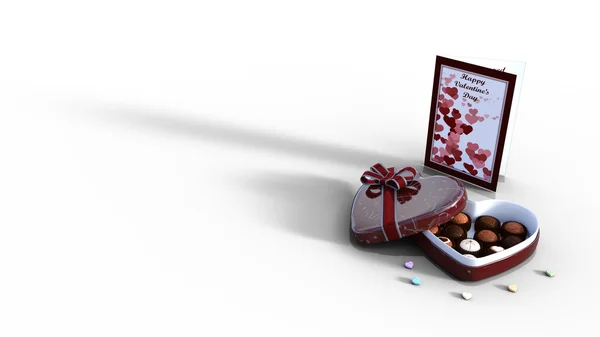 Valentýna čokoládu Stock Fotografie
