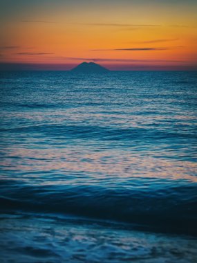 Güzel manzara panorama Taormina Sicilya İtalya