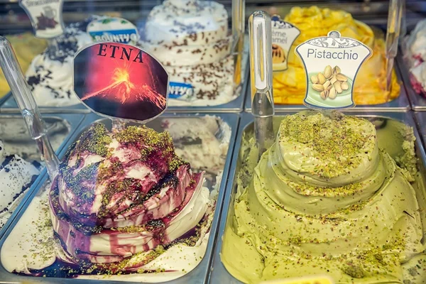 Vassoi del gelato — Foto Stock