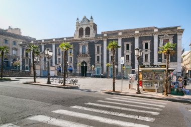 Tarihi bina kare Stesicoro Catania, Sicilya doğum,