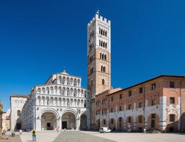 Kilise San Martino bölgesindeki Lucca, Toskana, İtalya