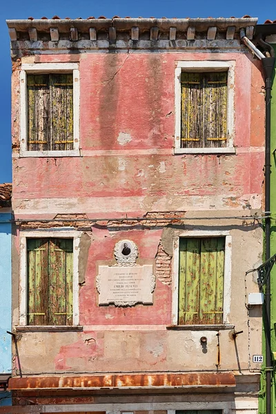 Profesör Emilio Pesent yaşadığı evi — Stok fotoğraf