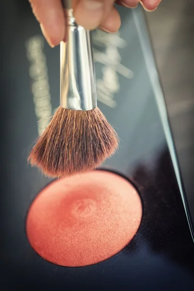 Cosmetic brushes for makeup — Stock Photo, Image