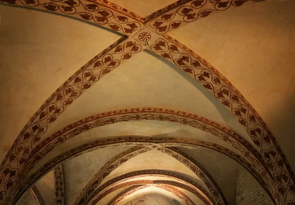 Abadía de San Galgano (Abbazia di San Galgano), Toscana, Italia look vintage — Foto de Stock