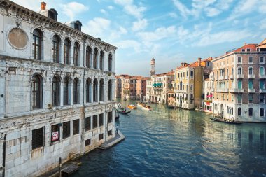 tipik görünümü canal grande canale Venedik, İtalya