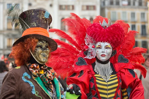 Venedik 'te Karnaval Maskesi - Venedik Kostümü — Stok fotoğraf