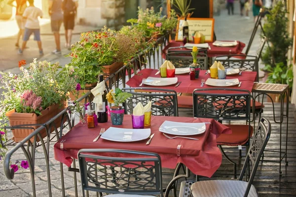 Cafés e lojas de café em Toscana, Italia — Fotografia de Stock