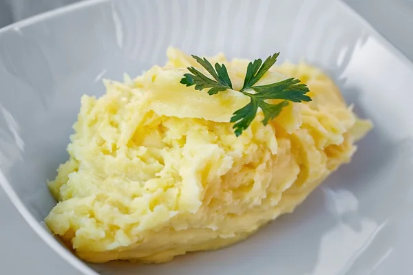 Silky mashed potatoes — Stock Photo, Image