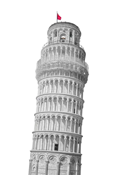 Lutande tornet i Pisa, Italien — Stockfoto