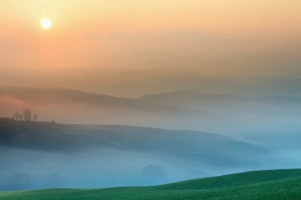 Górski krajobraz Toskanii — Zdjęcie stockowe